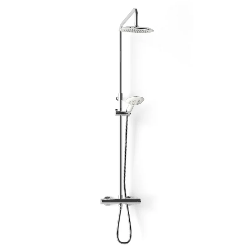 Columna de Ducha Termostática CAROLA I de Lluvibath – Cromo Alto Brillo