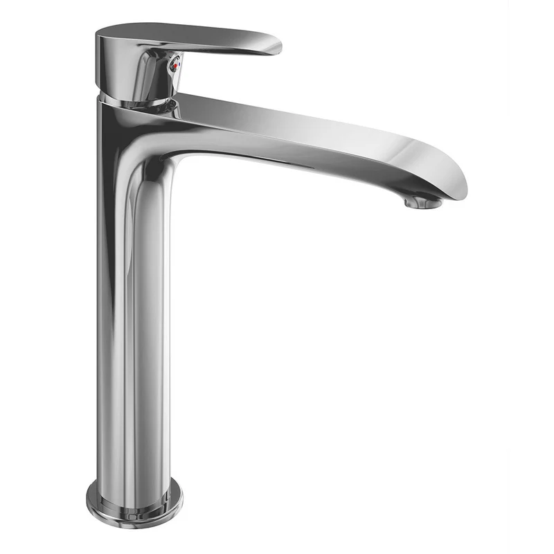 Monomando Lavabo Alto DANN Lluvibath | Cromo o Blanco | Diseño Moderno