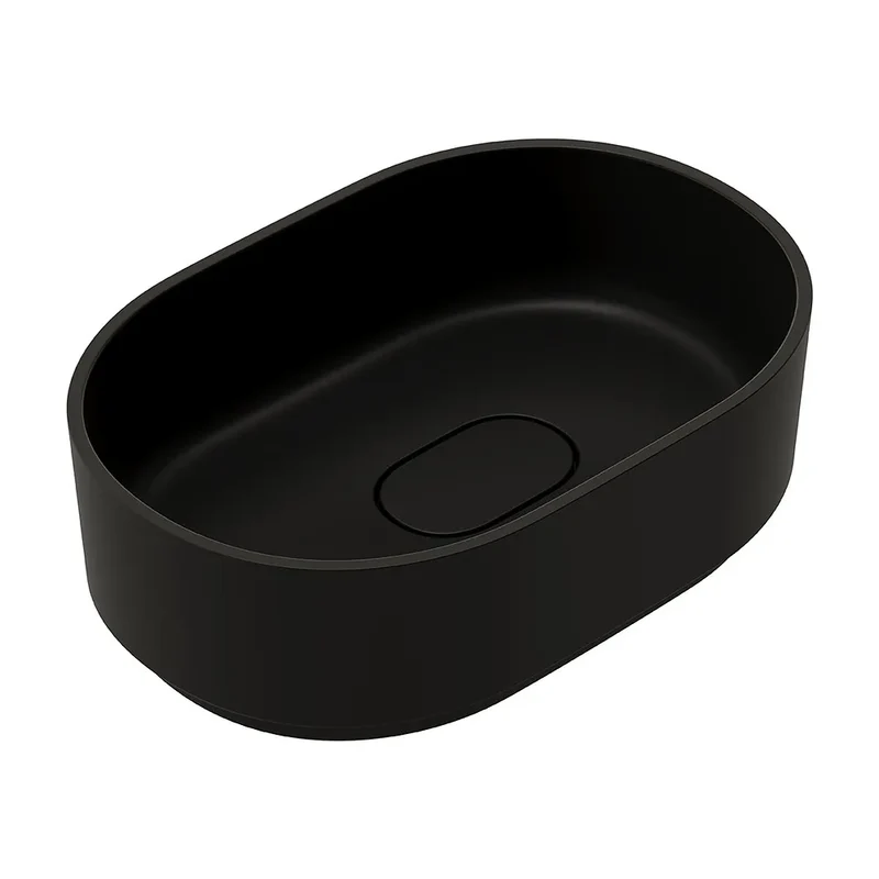 Lavabo Sobre Encimera Design Fossil Natura Negro
