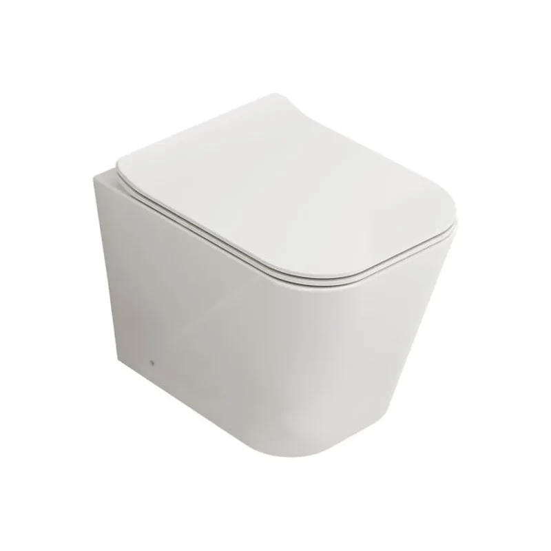 Inodoro Compacto de Suelo Florencia Fossil Natura Blanco Brillo