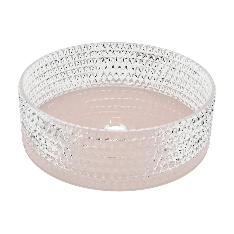 Lavabo Sobre Encimera Queen Fossil Natura Blanco