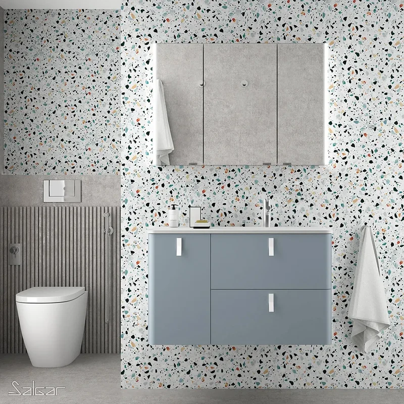 Mueble de Baño con Lavabo Salgar Uniiq 120 cm