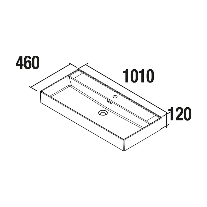 Mueble de Baño con Patas con Lavabo y 3 Cajones Salgar Spirit 100 cm Blanco Brillo