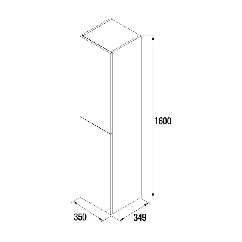 Mueble de Baño con Patas con Lavabo y 3 Cajones Salgar Spirit 100 cm Blanco Brillo