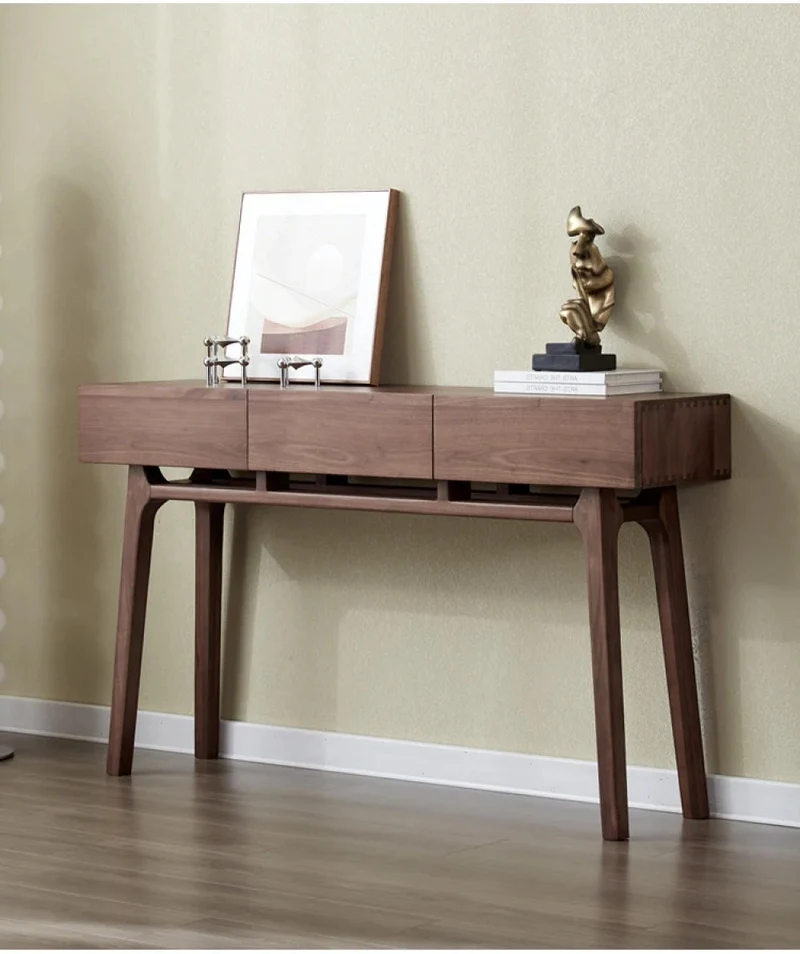 Premium Solid Walnut Wood Console Tables for Modern Homes