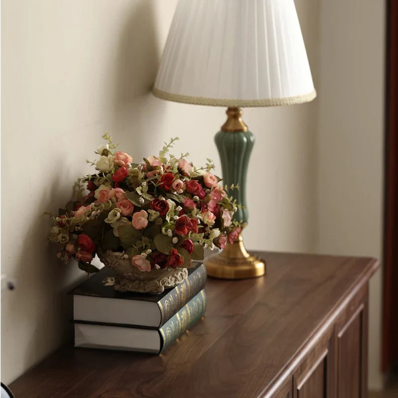 American Style Long Black Walnut Wood Sideboard