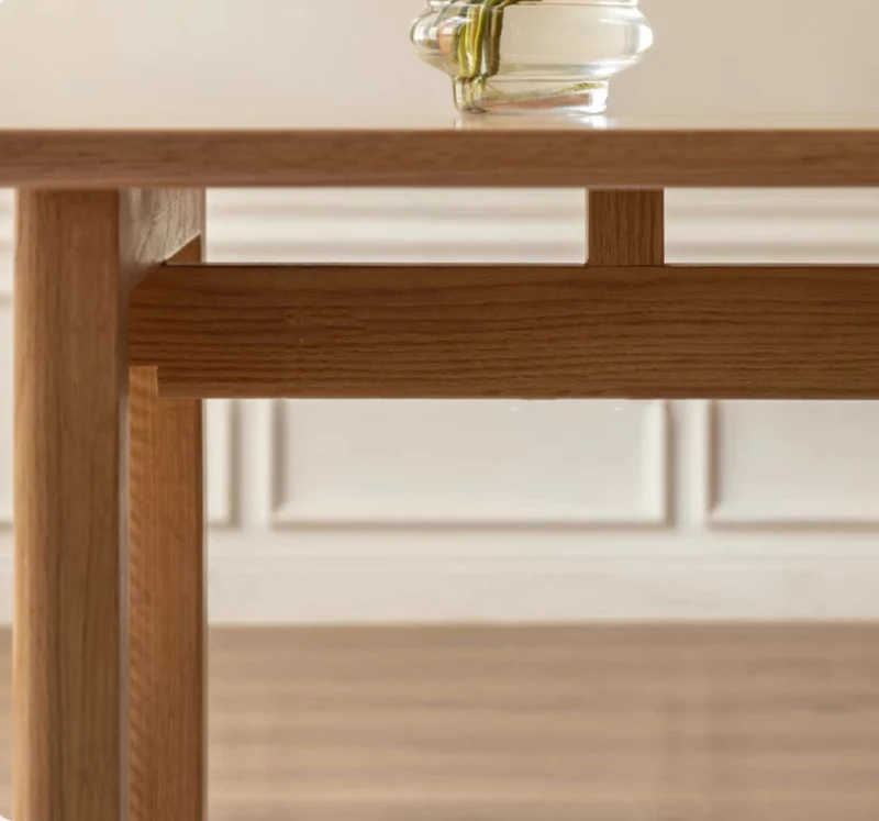 Odyssey Rattan Oak Solid Wood Kitchen Dining Table