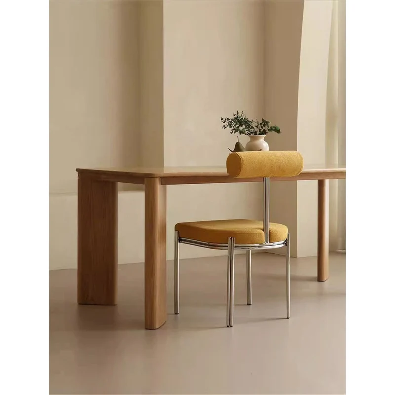 Vivid Modern Solid Oak Wood Table