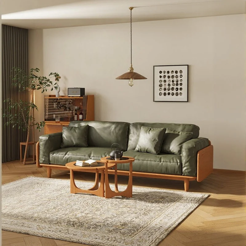 Urban Chic Cherry Wood Sofa