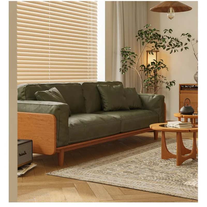Urban Chic Cherry Wood Sofa