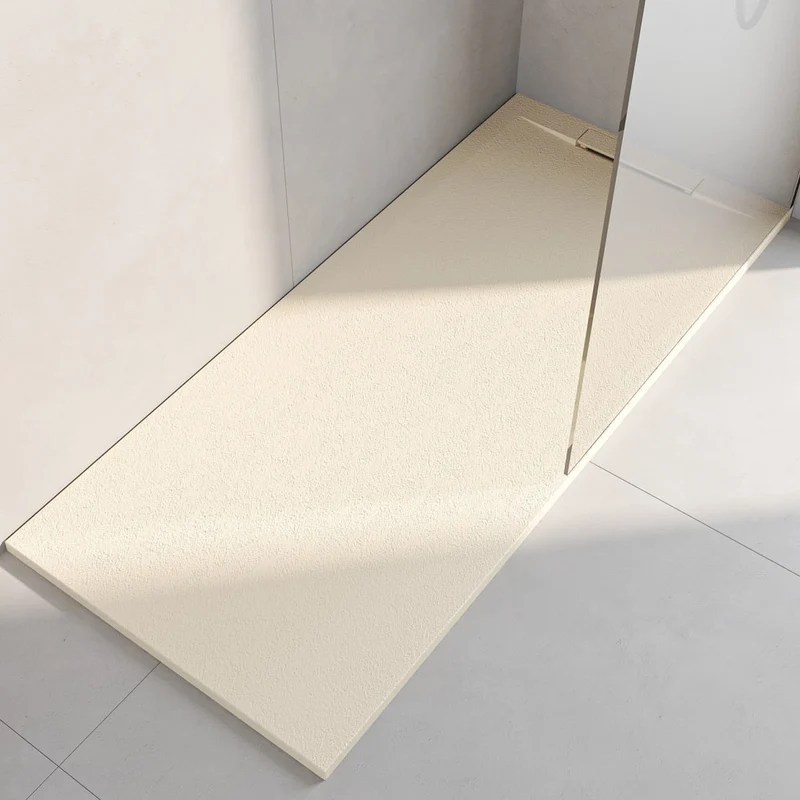 Plato de ducha de resina Uno de Baños 10, pizarra stone a medida
