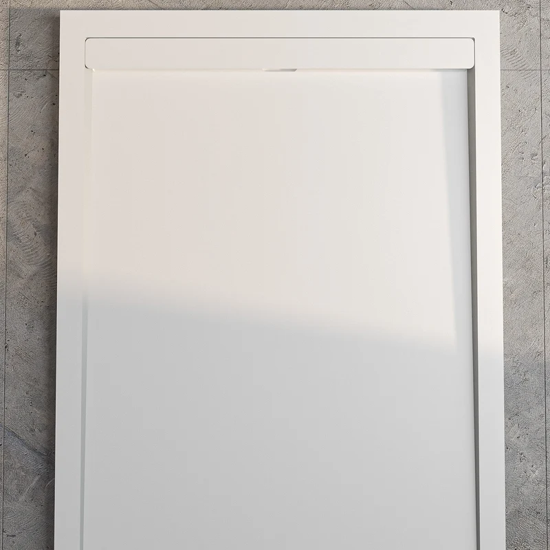 Plato de ducha de resina INDO de Baños 10 textura lisa a medida