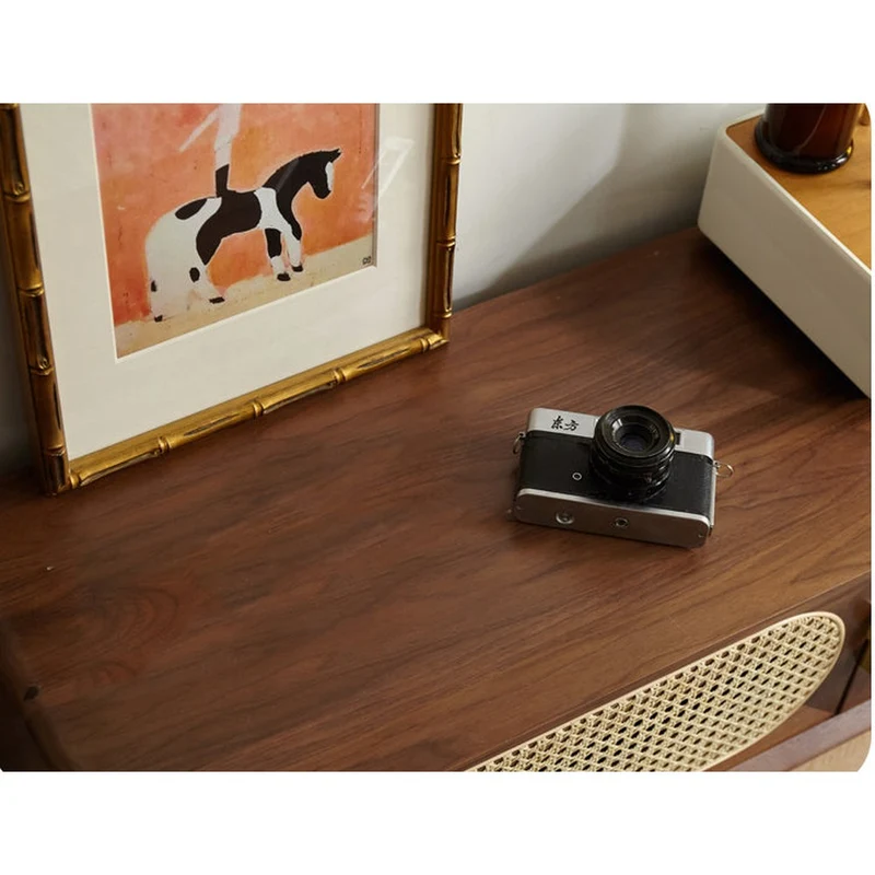 Veritas Nordic Design Walnut Wood TV Stand