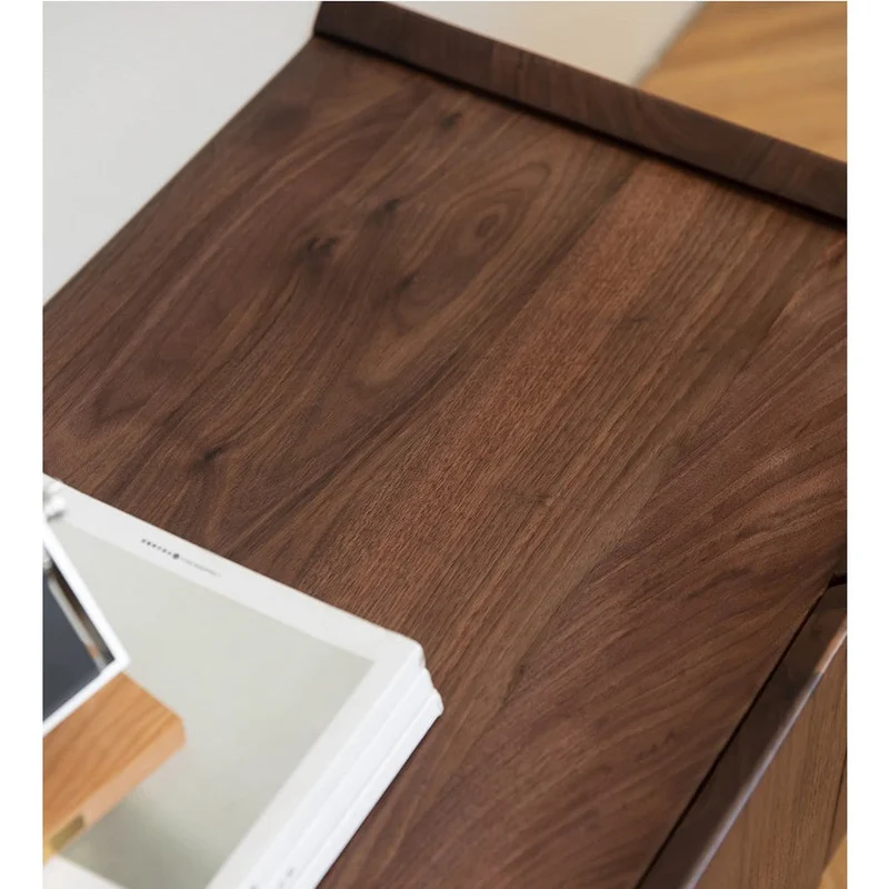Tribe Link Up Drawers Black Walnut Wood Media Center