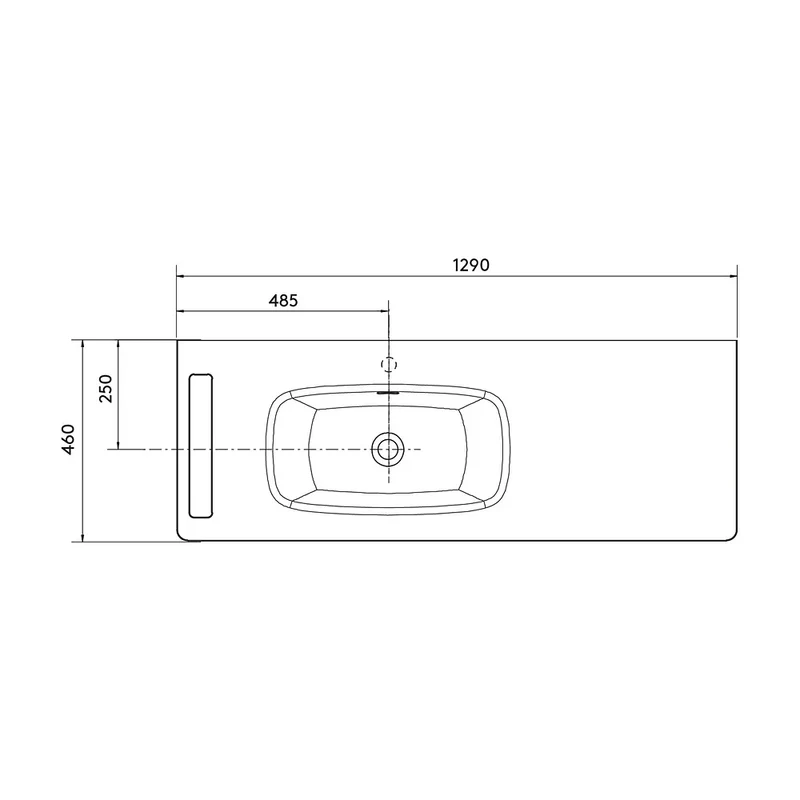 Mueble de Baño con Lavabo Salgar Uniiq 120 cm Gris Antracita