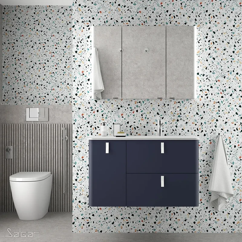 Mueble de Baño con Lavabo Salgar Uniiq 120 cm