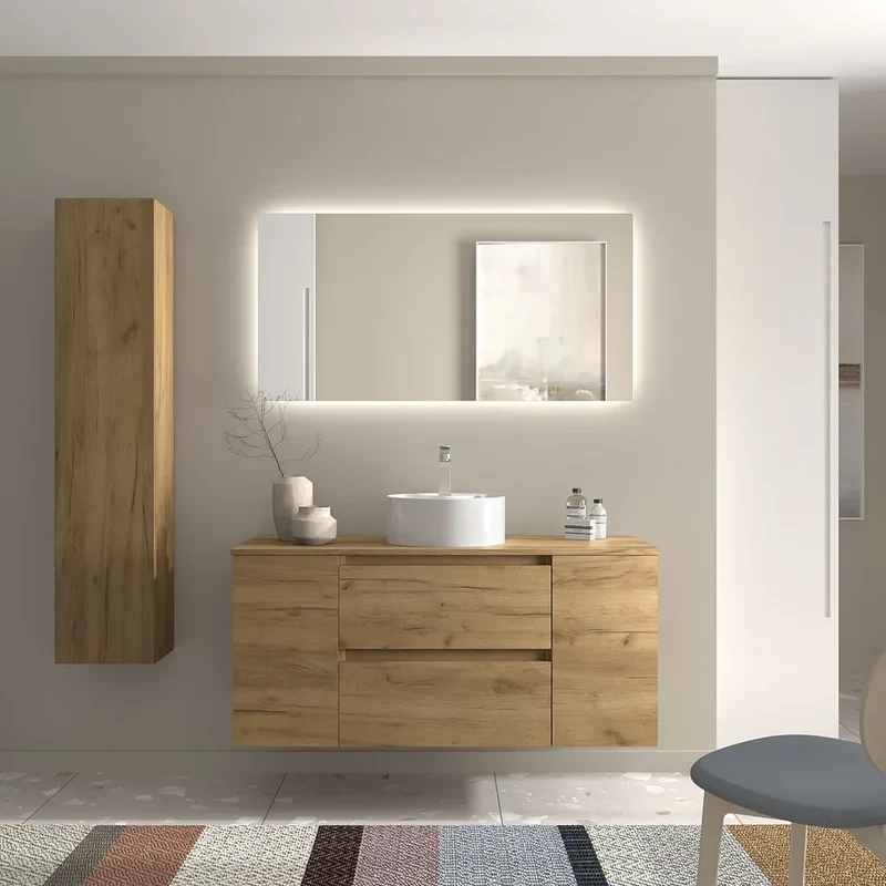 Mueble de Baño Lavabo sobre Encimera Salgar Bequia Plus 120 cm