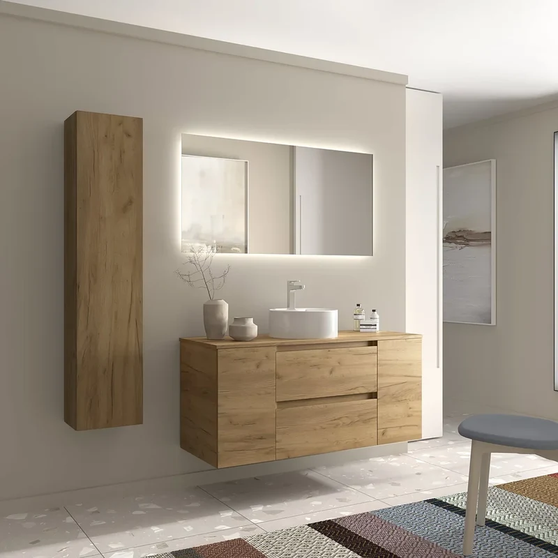 Mueble de Baño Lavabo sobre Encimera Salgar Bequia Plus 120 cm
