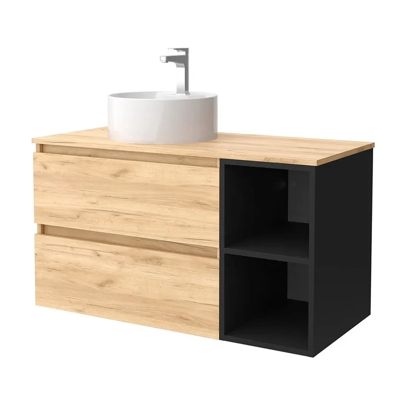 Mueble de Baño Salgar Bequia Negro Mate