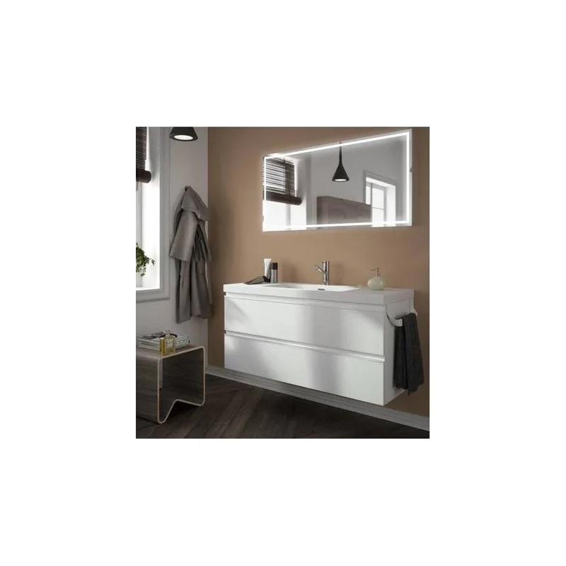 Mueble de Baño con Lavabo y 2 Cajones Salgar Spirit 100 cm