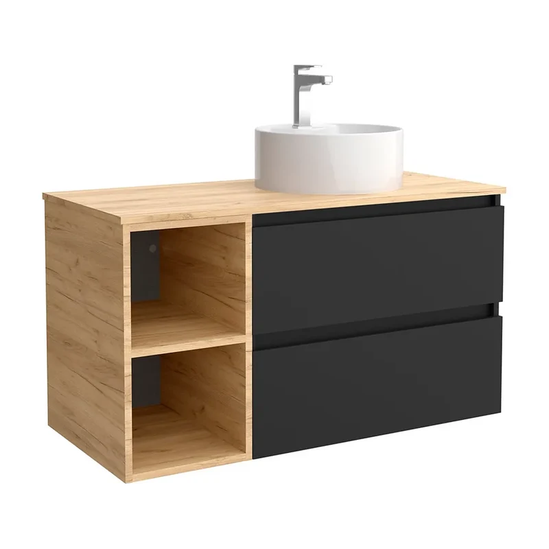 Mueble de Baño Salgar Bequia Negro Mate