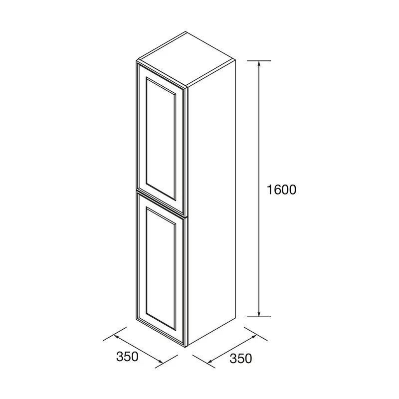 Mueble de Baño 2 Cajones Salgar Renoir 80 cm