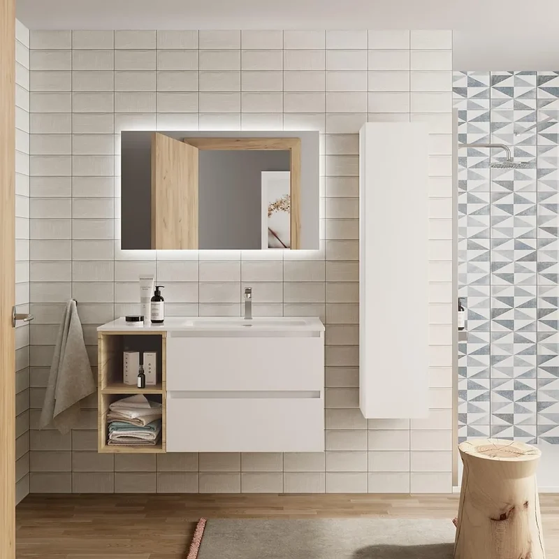 Mueble de Baño Salgar Bequia Blanco Mate