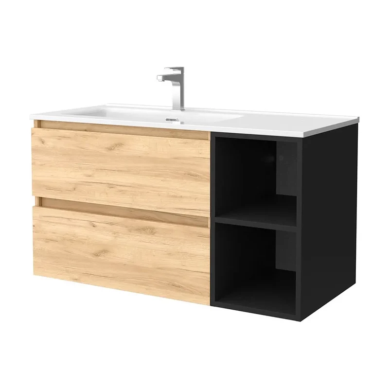 Mueble de Baño Salgar Bequia Negro Mate