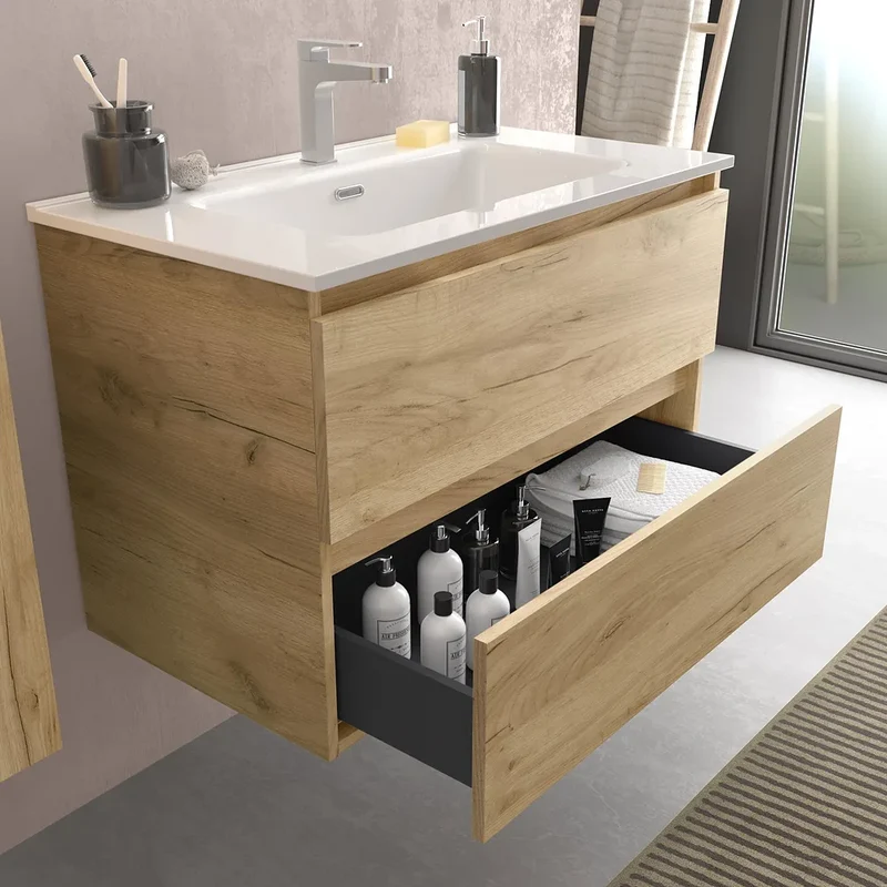 Mueble de Baño Salgar Bequia Negro Mate