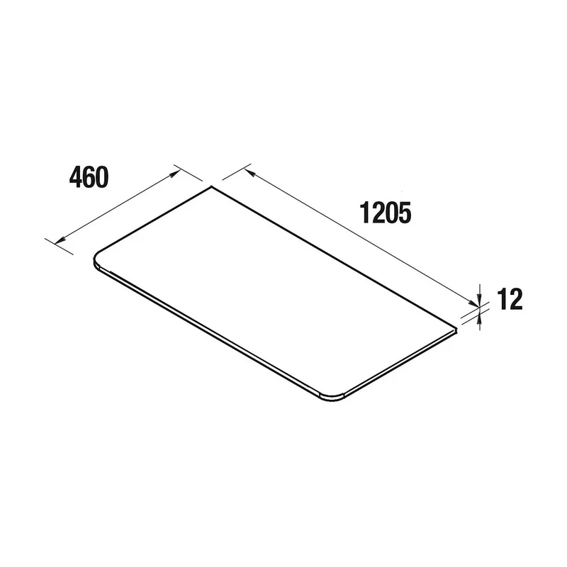 Mueble de Baño Lavabo sobre Encimera Salgar Uniiq 120 cm Blanco Mate