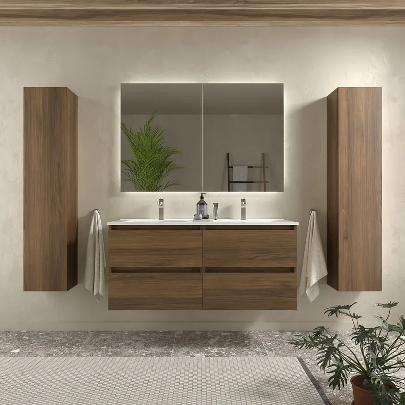 Mueble de Baño Suspendido con Lavabo Salgar Bequia 120 cm
