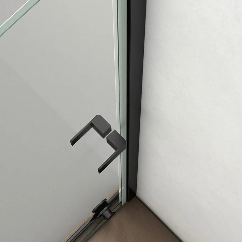 Mampara Frontal MAHATTAN de Becrisa Corredera | 1 Fijo + 1 Puerta Corredera | Opción de Lateral Fijo