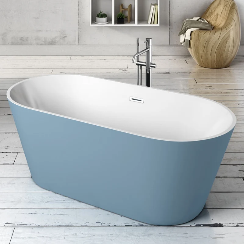 Bañera Oval en Isla VAN de Baños 10. Acrílica de 150, 160 y 170 cm