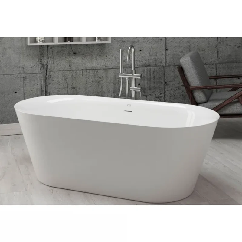 Bañera Oval en Isla VAN de Baños 10. Acrílica de 150, 160 y 170 cm