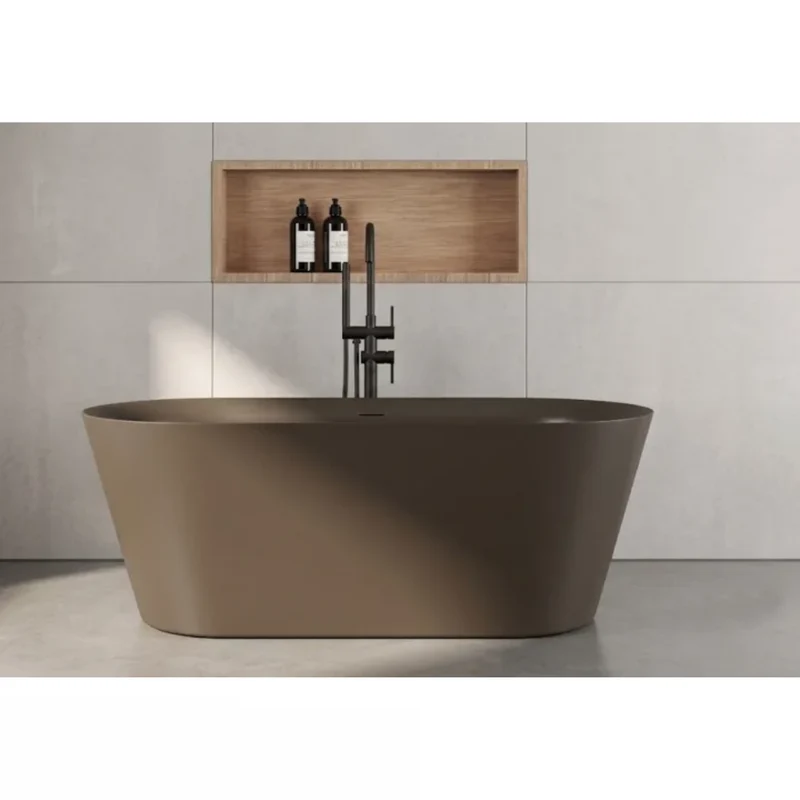 Bañera Oval en Isla VAN de Baños 10. Acrílica de 150, 160 y 170 cm