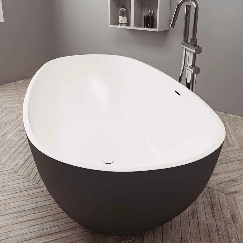 Bañera Exenta TAY en SolidSurface de Baños 10. 185X85x55 cm