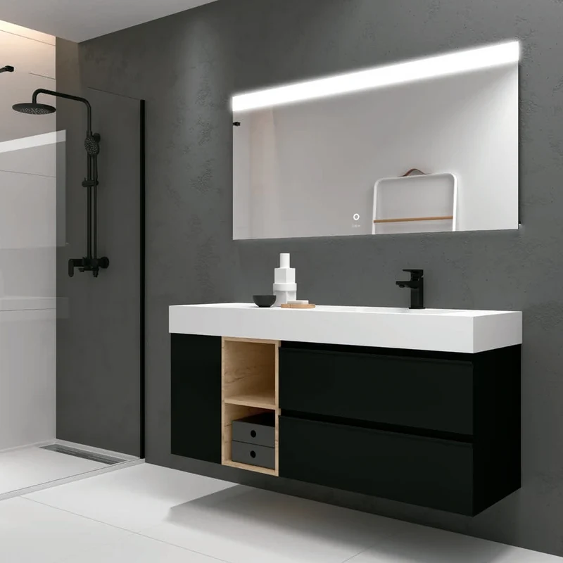 Mueble de Baño MODULAR SPIRIT Salgar | Mueble Suspendido con 2 Cajones y 2 Módulos de 30 cm