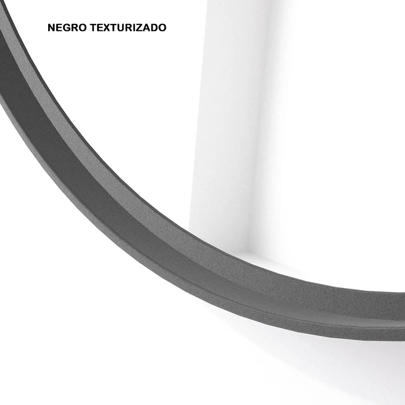 Espejo De Baño BEQUIA Circular | Marco Metálico A Elección | Luz Led 3 Tonos | Ip44