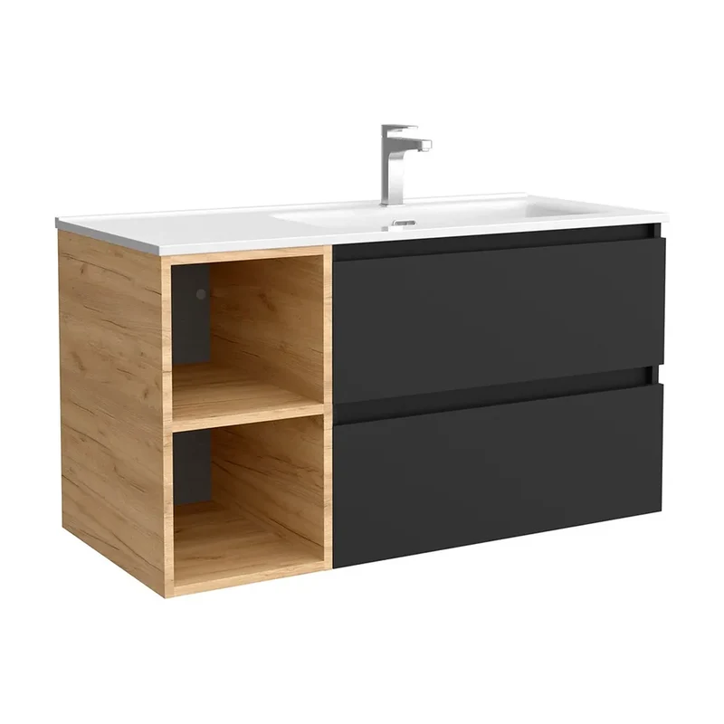 Mueble de Baño Salgar Bequia Negro Mate