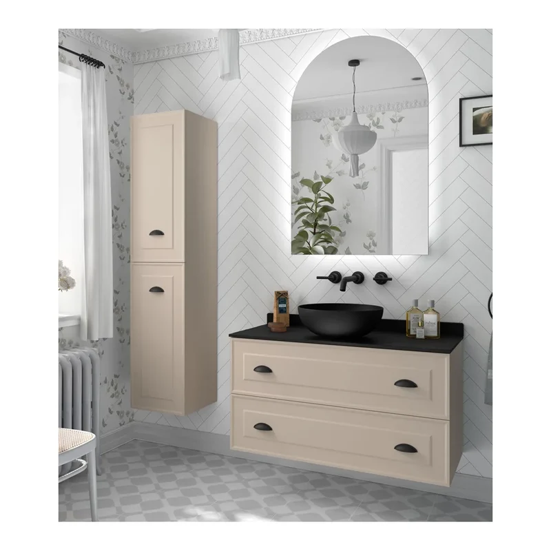 Mueble de Baño 2 Cajones Salgar Renoir 100 cm