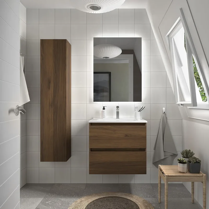 Mueble de Baño con Lavabo Salgar Bequia 60 cm