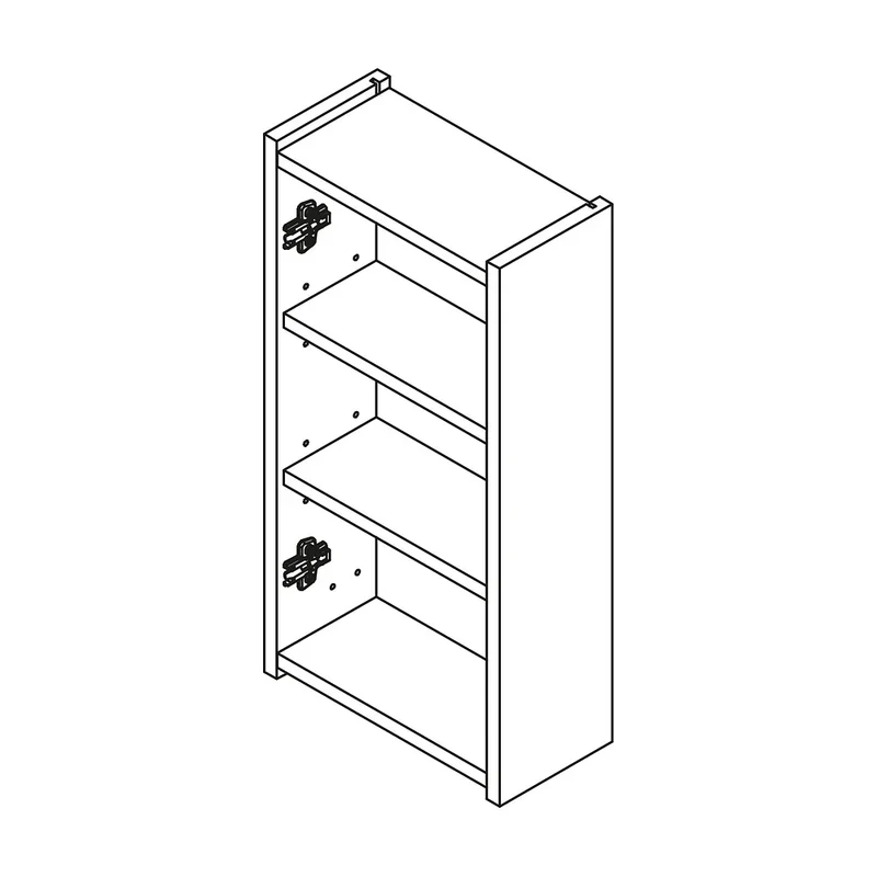 Mueble de Baño 3 Cajones Salgar Noja Blanco Brillo