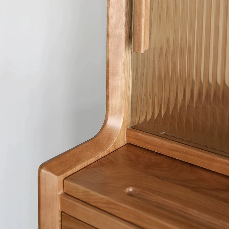 Paragon Open Style Oak Wood Bookcase with Desk Board