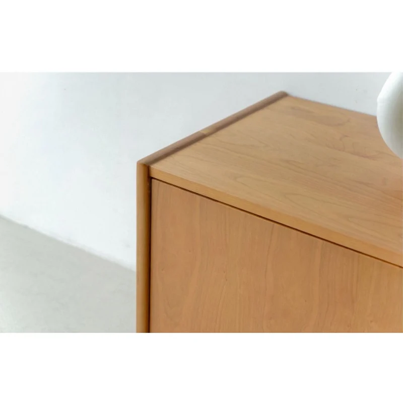 Sleek Contemporary Solid Cherry Wood TV Cabinet