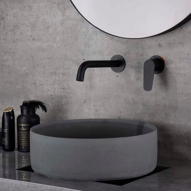 Grifo de Lavabo Empotrado BÉLGICA en Negro Mate de Imex | Diseño Vanguardista Y Limpio | Glz044/Ng