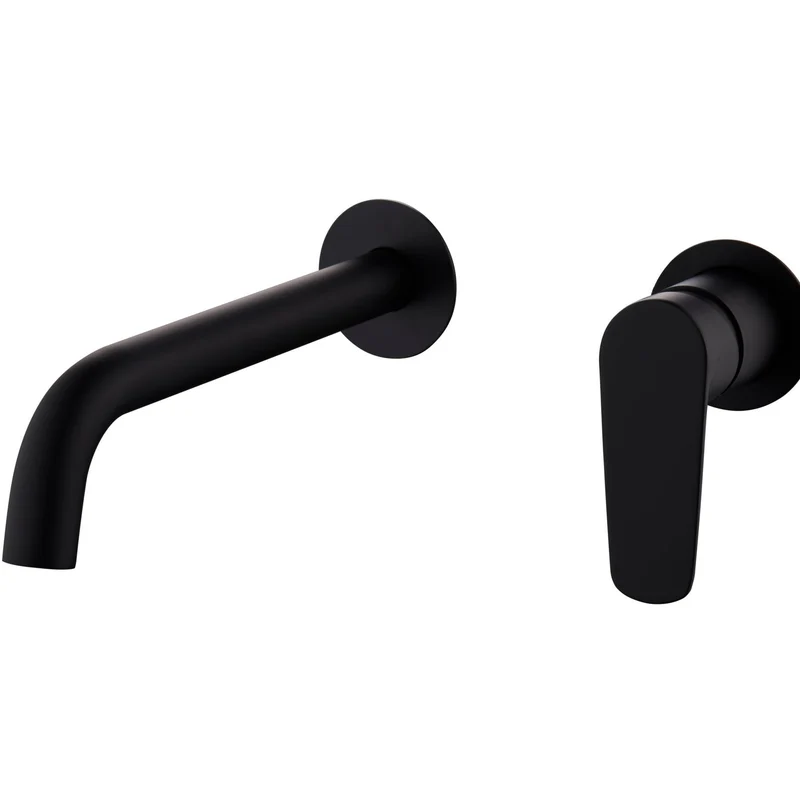Grifo de Lavabo Empotrado BÉLGICA en Negro Mate de Imex | Diseño Vanguardista Y Limpio | Glz044/Ng