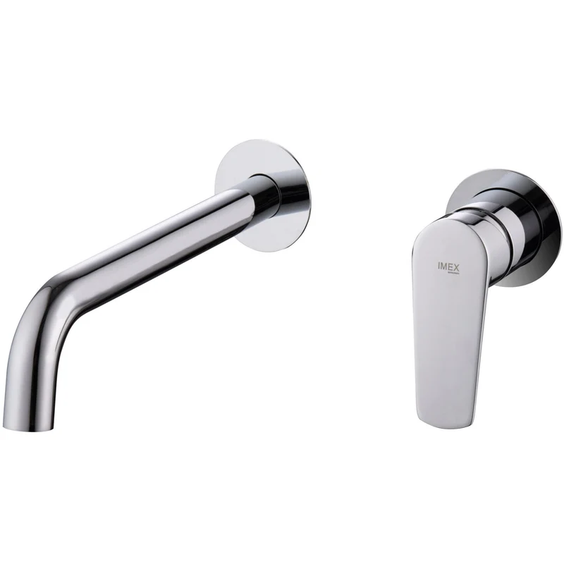 Grifo de Lavabo Empotrado Monomando BÉLGICA en Cromo de Imex | Diseño Minimalista y Fácil Limpieza | Glz044