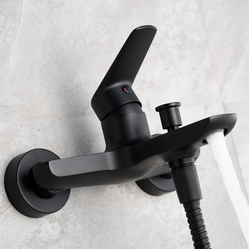 Mezclador de Baño y Ducha BÉLGICA en Negro Mate de Imex | Estilo y Funcionalidad | Bdz044-4Ng