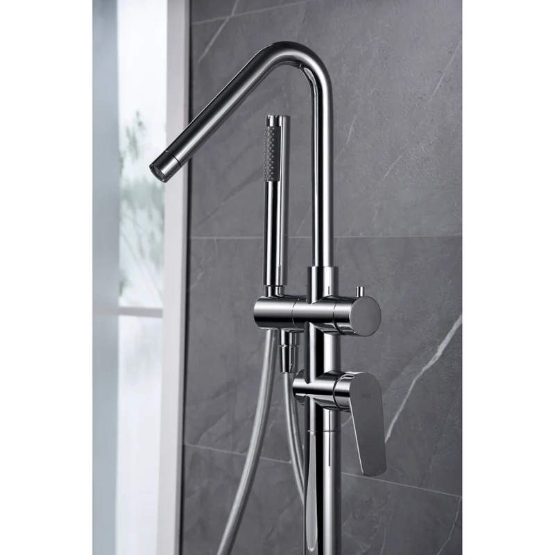 Grifo de Bañera Exenta BÉLGICA en Cromo de Imex | Elegancia Clásica Y Durabilidad | Bbez044