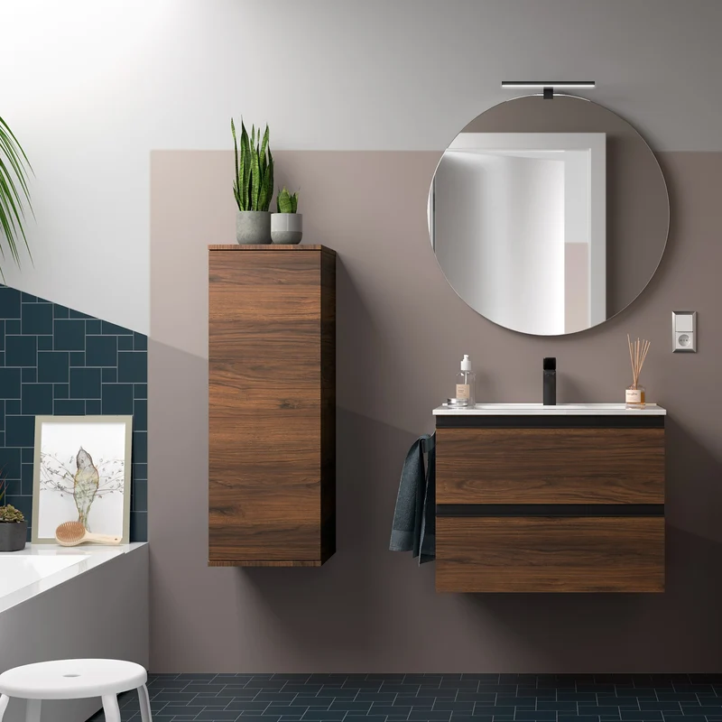 Mueble de baño SPIRIT de Salgar. 2 Cajones Metálicos de 60 a 120 cm